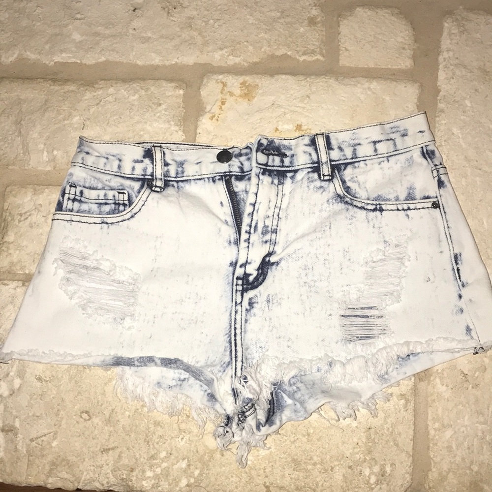 F21 jean shorts